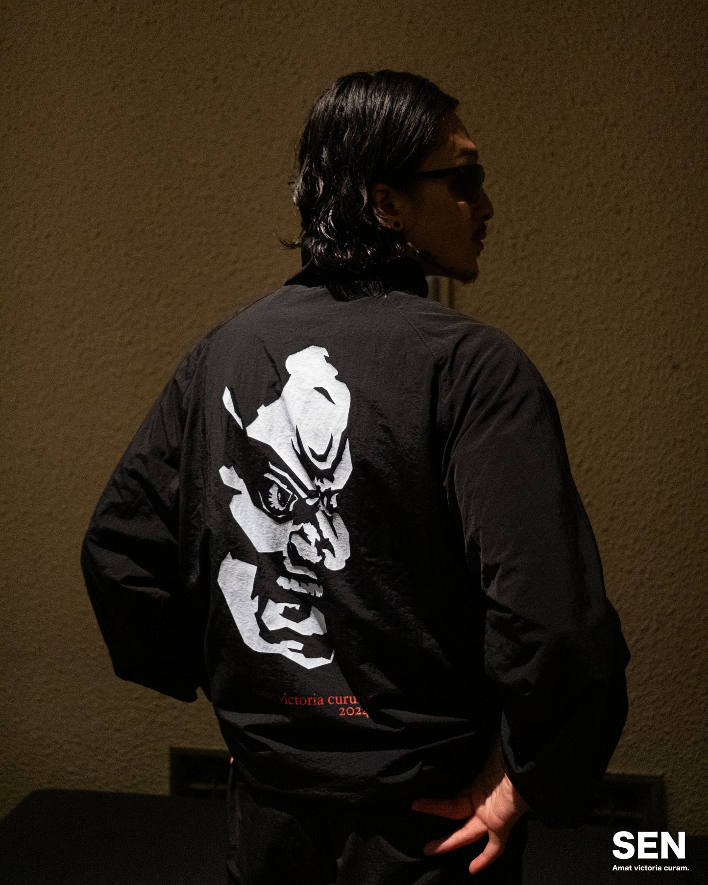 ART PRINT NYLON JACKET